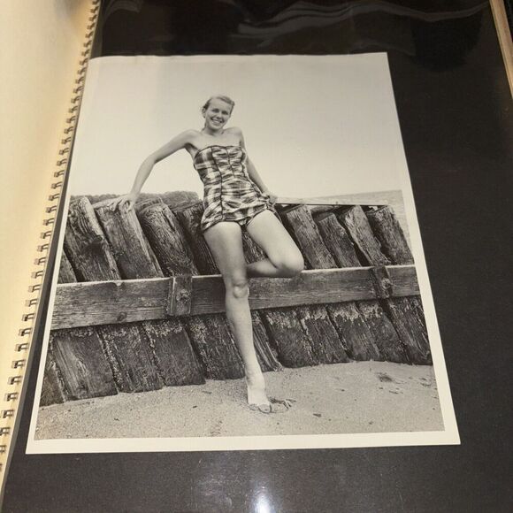 1950s John Powers Agency Model Scrapbook & Portfolio Virginia Hatch Fairfield CT - Picture 4 of 16